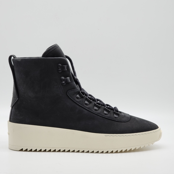 Fear of God Hiking High Top Sneakers In Black - Picture 3 of 6